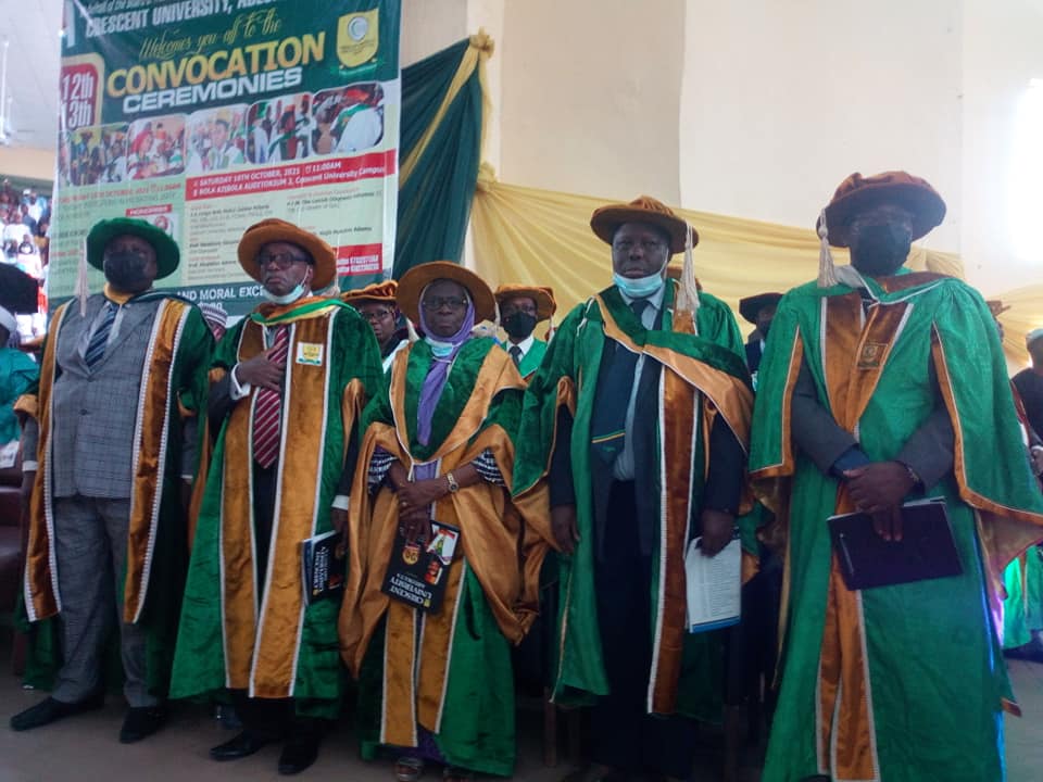 Crescent University Abeokuta (CUAB) Releases 759 Stars at 13th Convocation