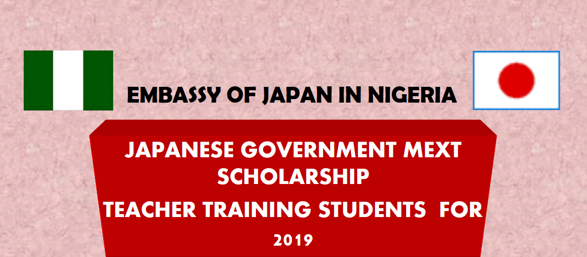 Japanese Government (MEXT) Scholarships for Nigerian Teacher Training Students