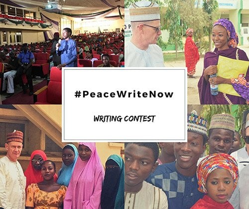 Embassy of Ireland in Nigeria #PeaceWriteNow Writing Contest 2018