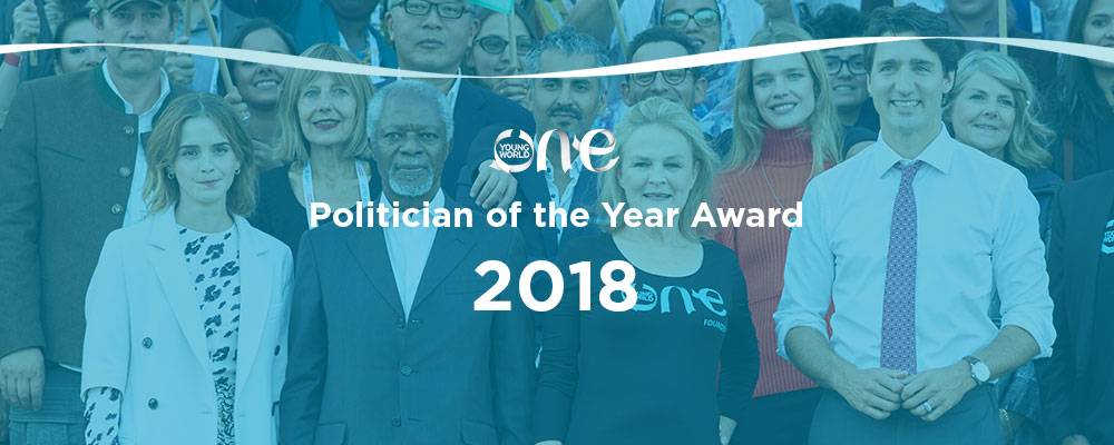 One Young World’s Politician of the Year Award