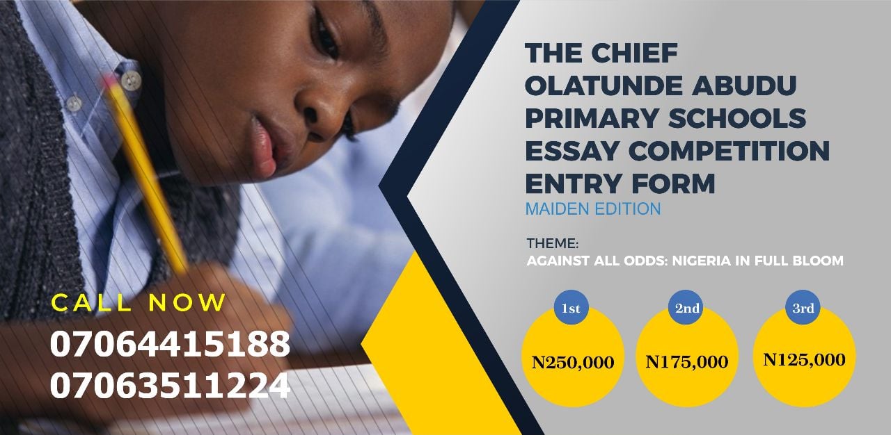 Chief Olatunde Abudu Primary Schools Essay Competition (COAPSEC)