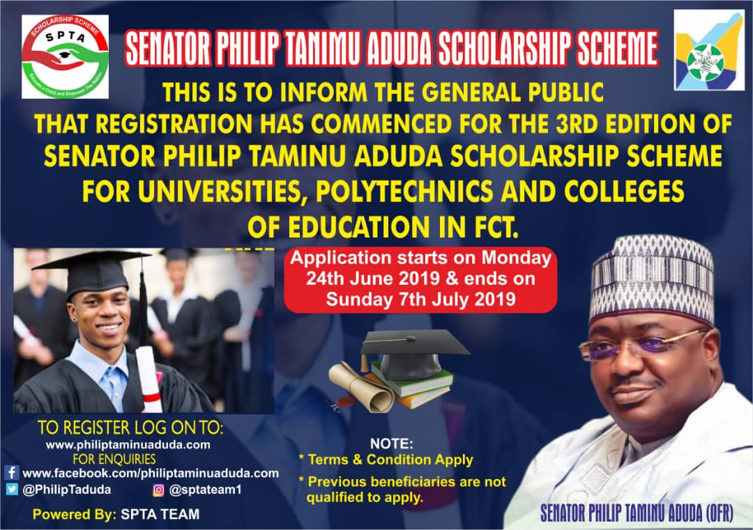 Senator Philip Tanimu Aduda (SPTA) Scholarship