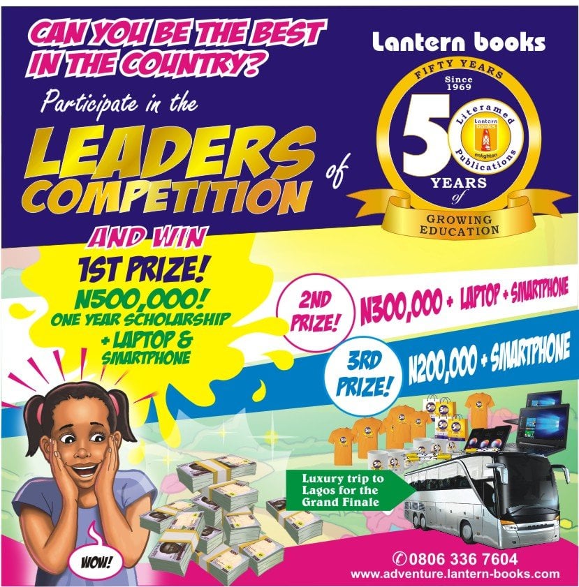 Lantern Books Scholarship for Primary School Pupils in Nigeria