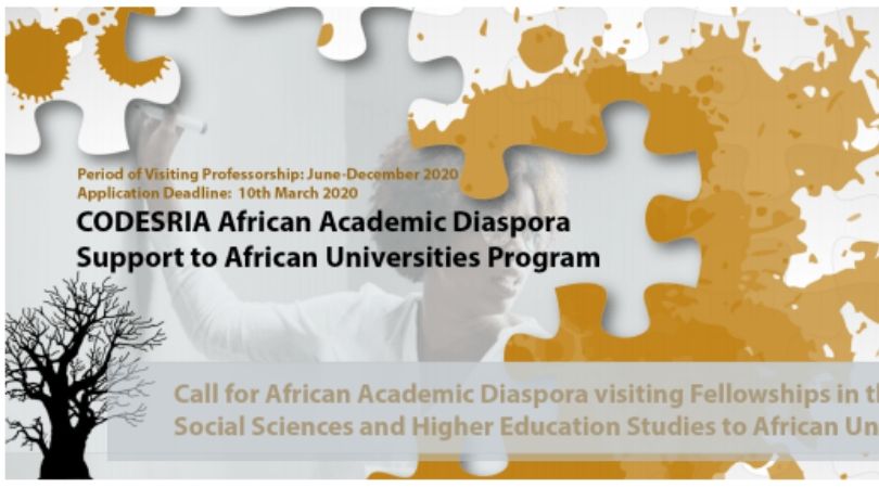 CODESRIA African Academic Diaspora Visiting Fellowships