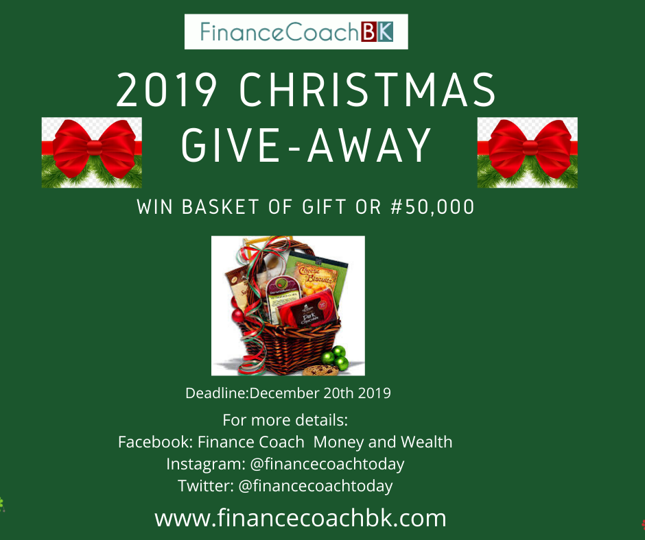 FinanceCoach Christmas Giveaway Contest