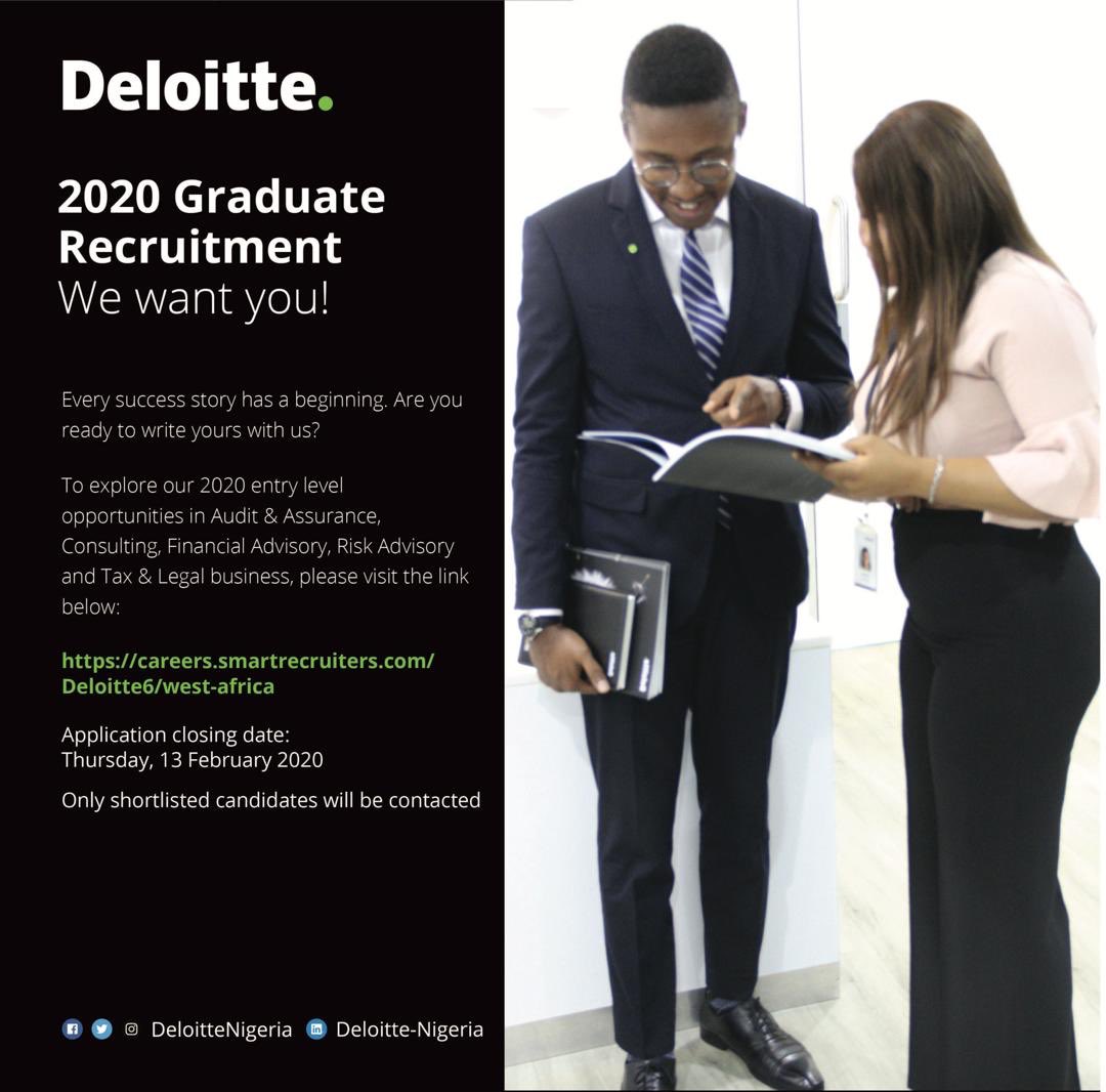 Deloitte Nigeria Graduate Recruitment