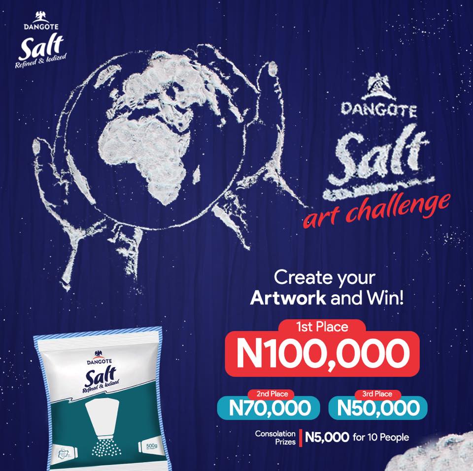 Dangote Salt Art Challenge