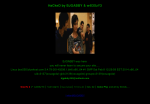 OOU website Hacked