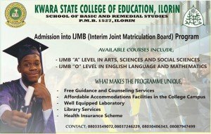 kwara-staate-college of-education-ijmb-admission