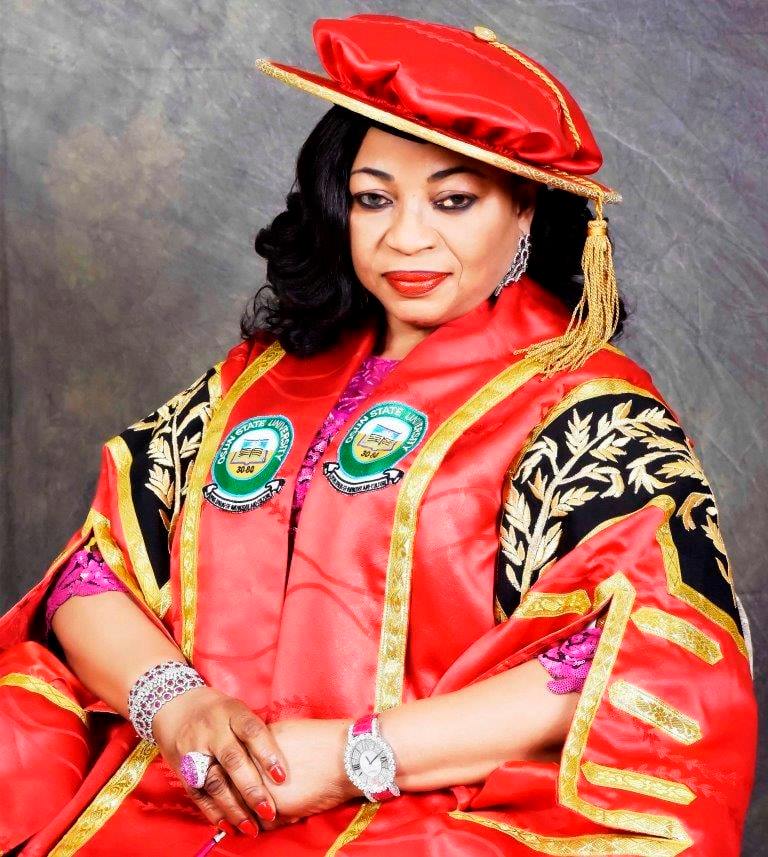 Dr. Mrs. Folorunso Alakija UNIOSUN Chancellor