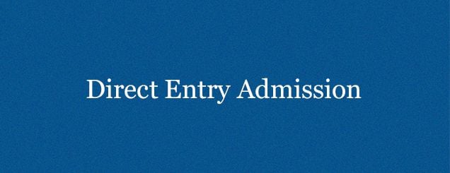 JAMB Direct Entry Form