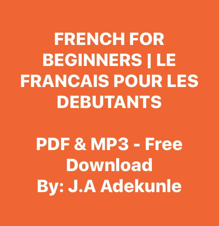 French for Beginners - PDF & MP3 Audio Not For Sale