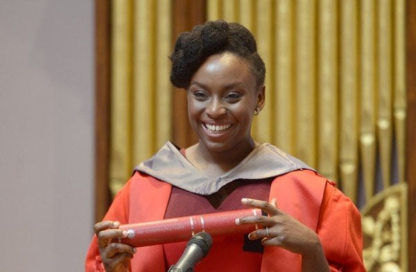 Chimamanda Ngozi Adichie has been honored by Edinburgh University, Scotland with an honorary degree.