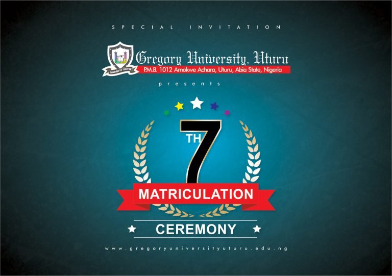 Gregory University Uturu (GUU) 7th Matriculation Ceremony