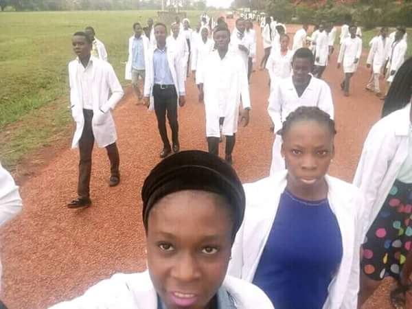 Kogi State University Medical Students Protest
