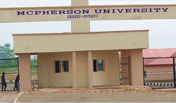 Form for admission to McPherson University (McU) via JUPEB
