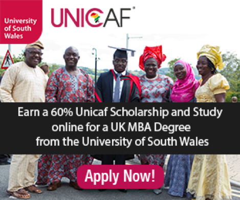 Study for a recognised UK MBA from the University of South Wales with an up to 60% UNICAF Scholarship