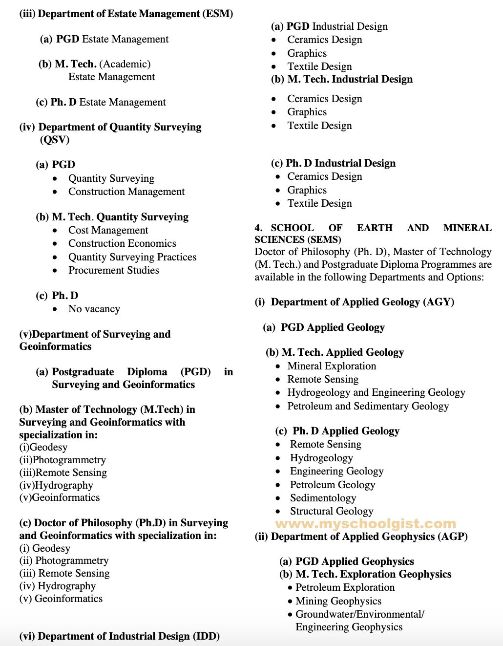 A Z OF POSTGRADUATE COURSES visual data 7