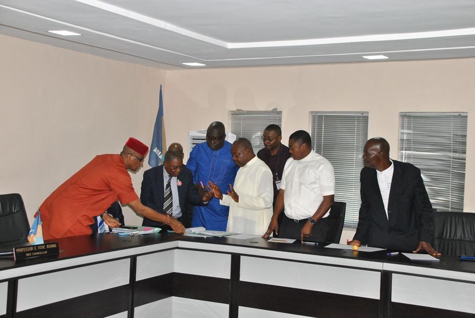 ABSU Signs MoU With Peace land College of Education
