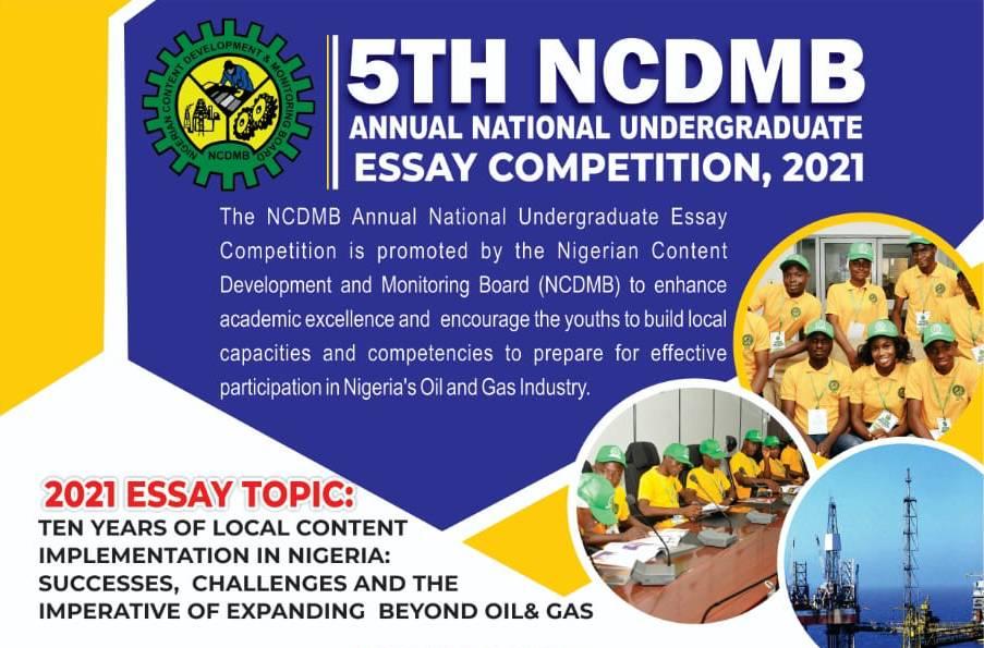 NCDMB Essay Competition 2021