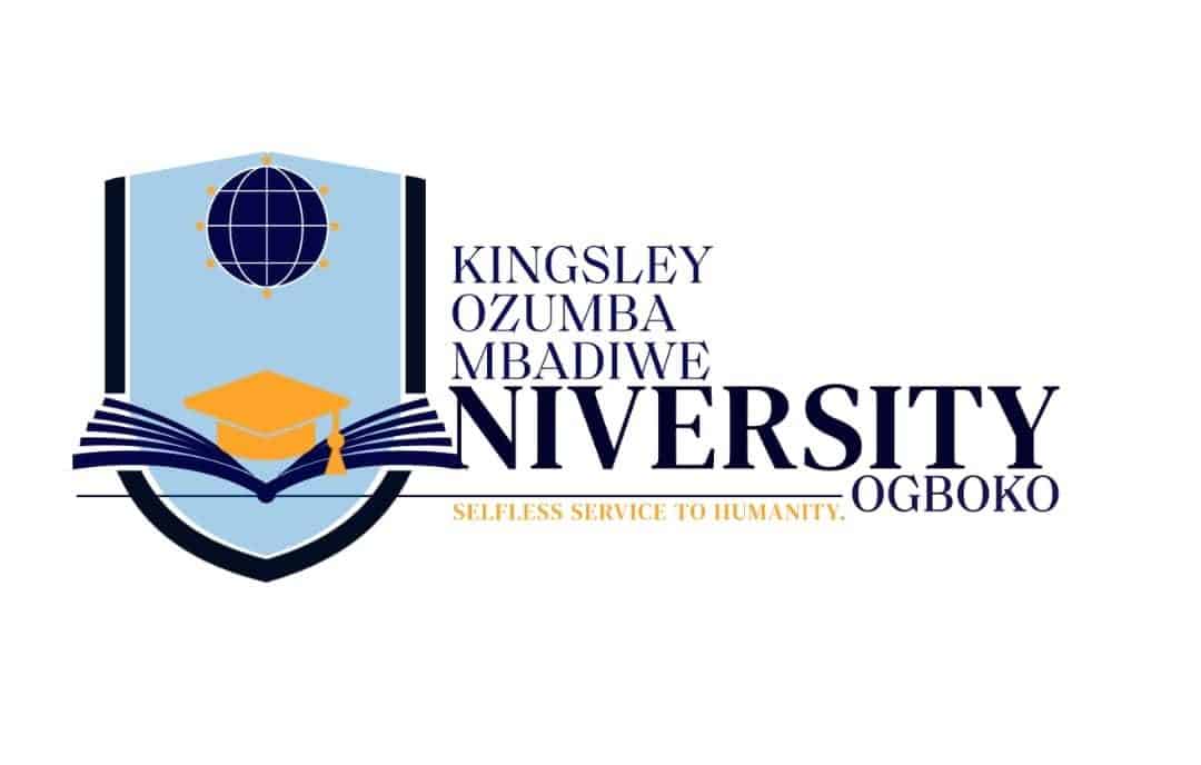 Kingsley Ozumba Mbadiwe University (KOMU) Courses