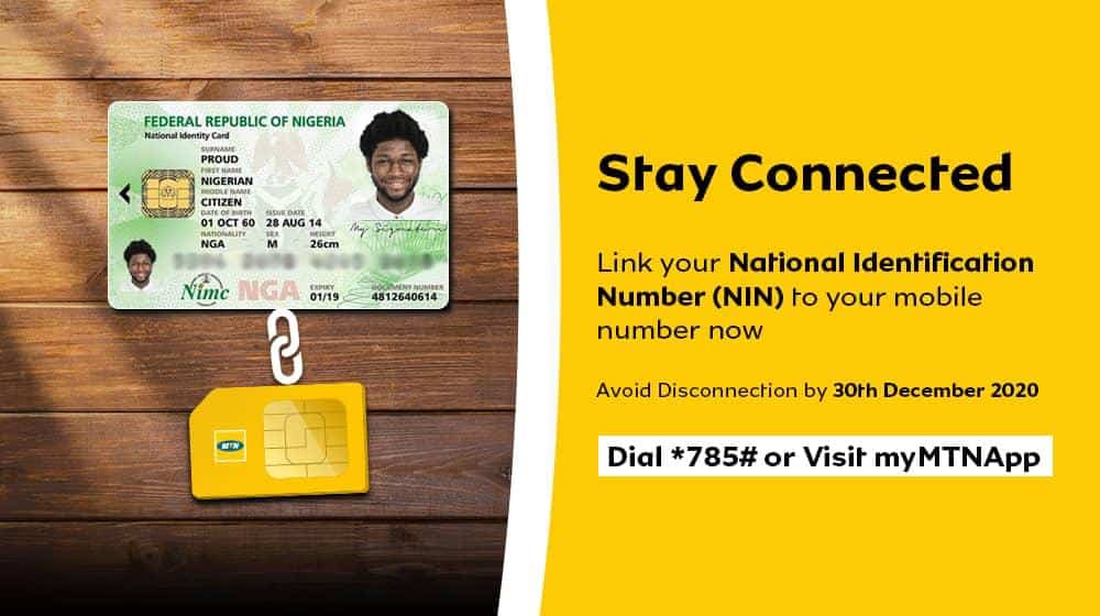 Link your NIN to your MTN Mobile Number