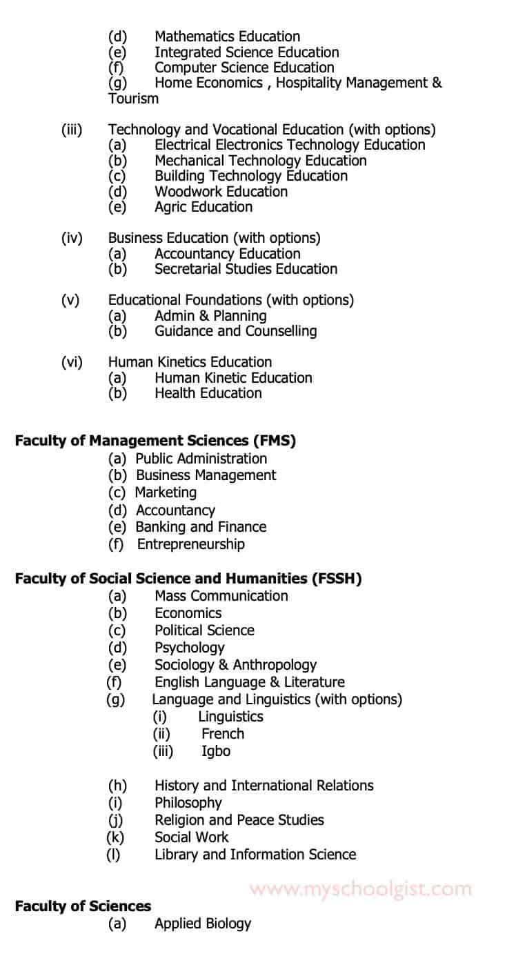 EBSU Supplementary Courses