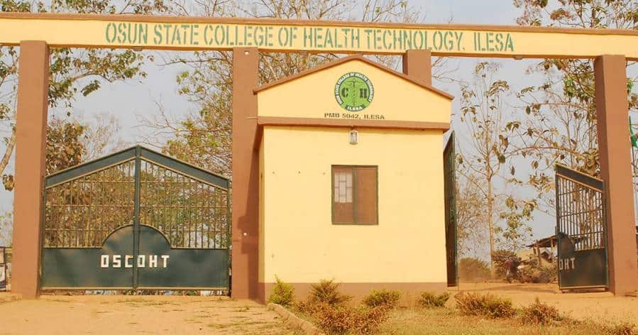 Osun State College of Health Technology Ilesa Entrance Examination Results