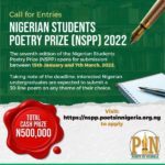Nigerian Students Poetry Prize 2022 for Undergraduates