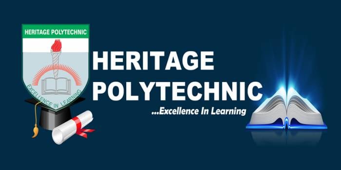 Heritage Polytechnic Admission List