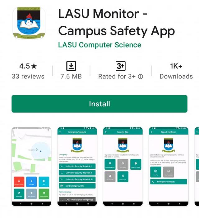 LASU Monitor App