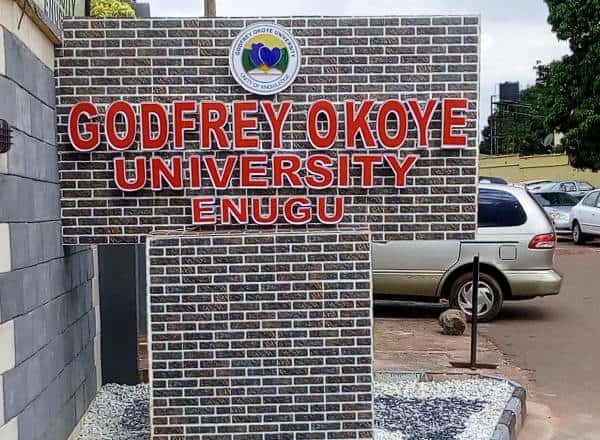 Godfrey Okoye University (GOUNI) Cut-Off MArk