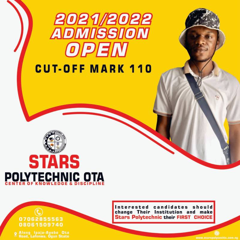 Stars Polytechnic Post UTME Form 2021-2022