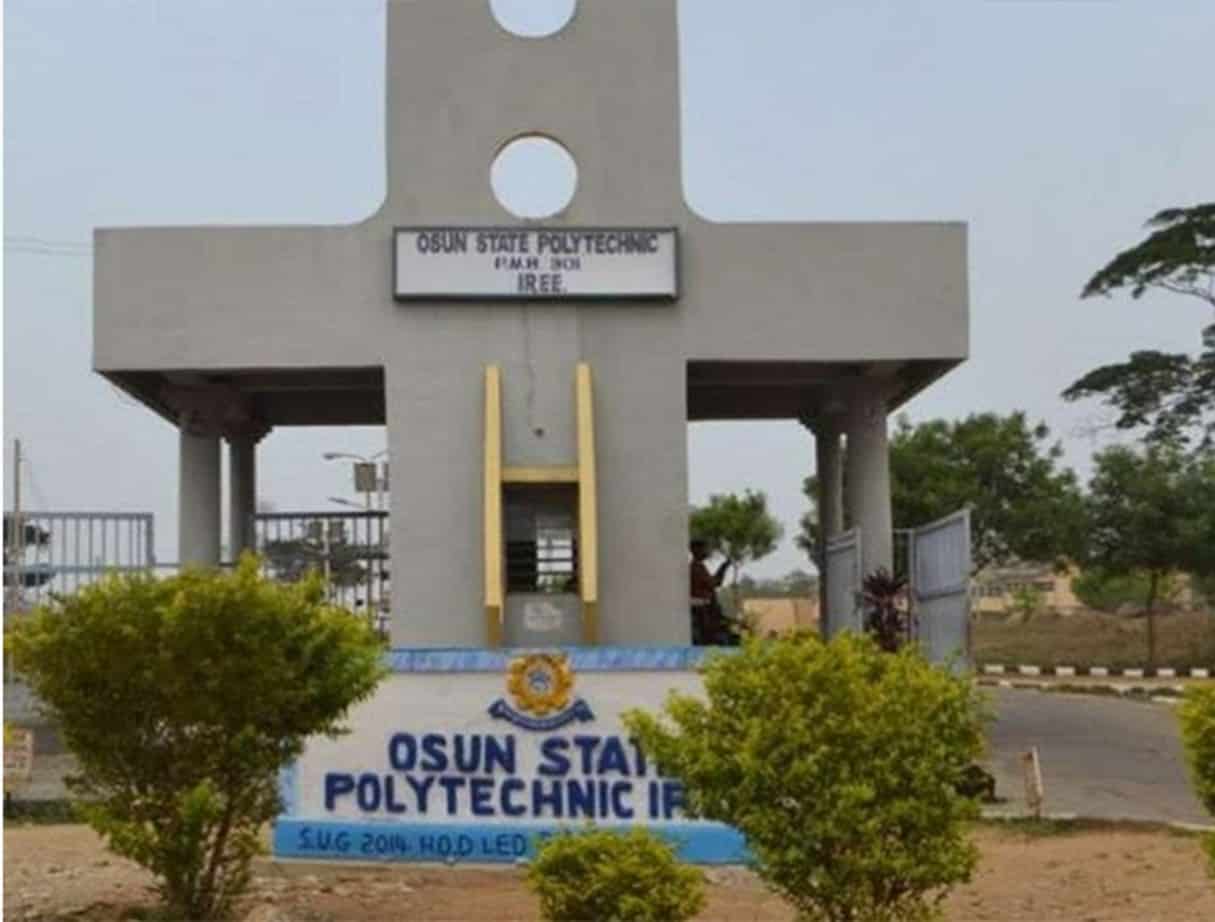 Osun State Poly (OSPOLY) Iree Daily Part-Time Admission Form