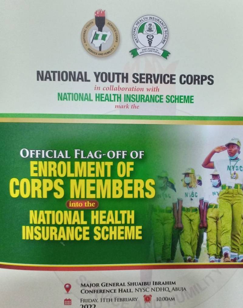 Federal Government Flags-Off Enrolment of Corps Members into NHIS