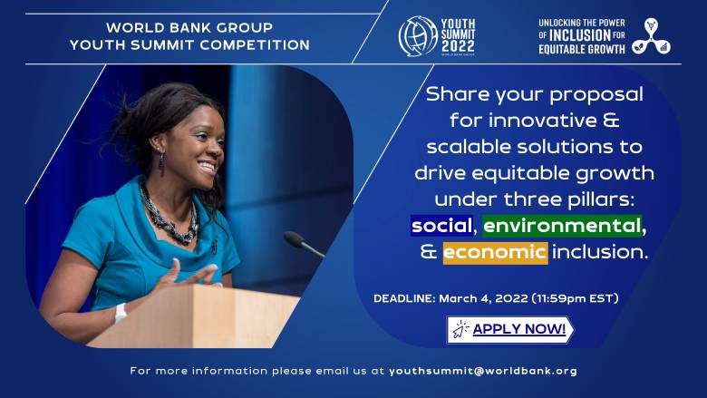 World Bank Group (WBG) Youth Summit Competition