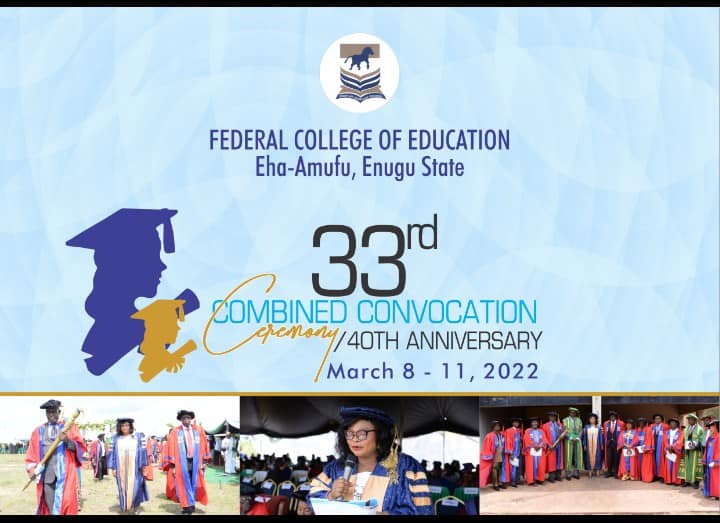Federal College of Education Eha-Amufu (FCEEHAAMUFU) 33rd Convocation Ceremony Date
