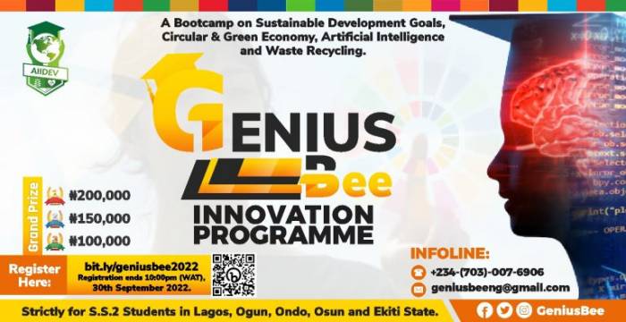 Genius Bee 2022 Innovation Programme