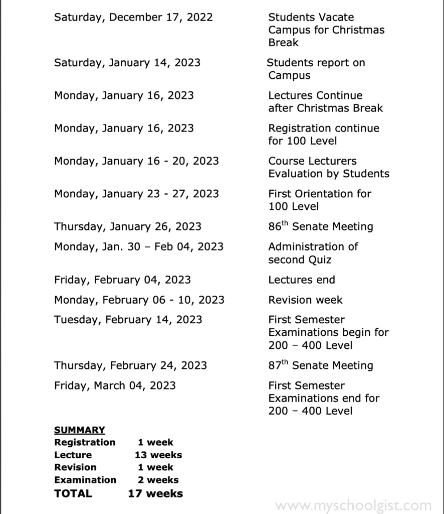 National University Academic Calendar 2025 2026