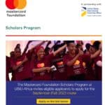 Mastercard Foundation Scholars Program 2023 at USIU – Africa