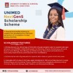UNIMED NextGenS Scholarship Scheme 2022/2023