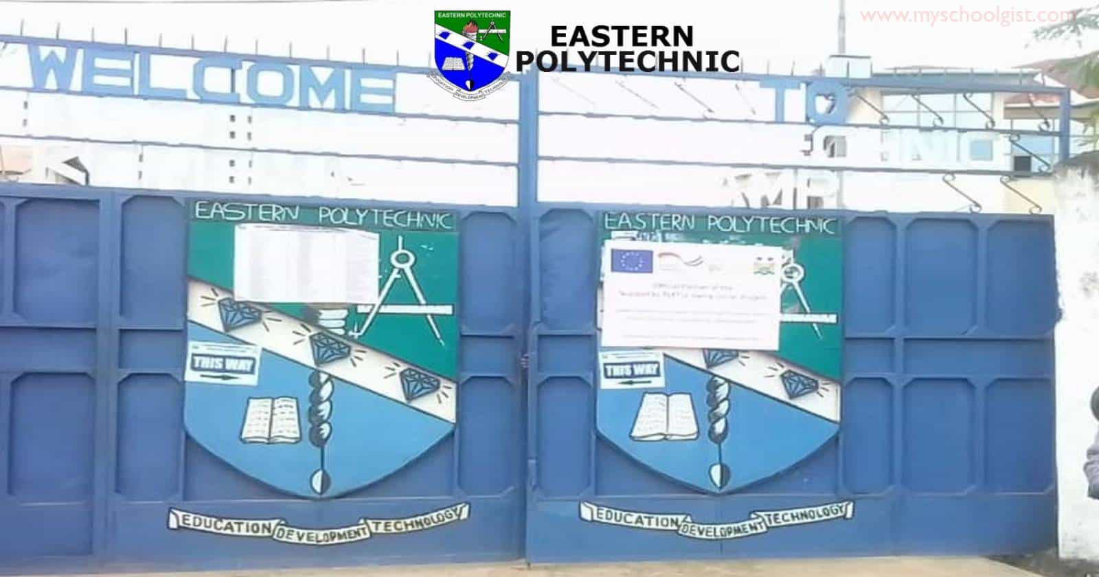 Eastern Polytechnic HND Admission Form