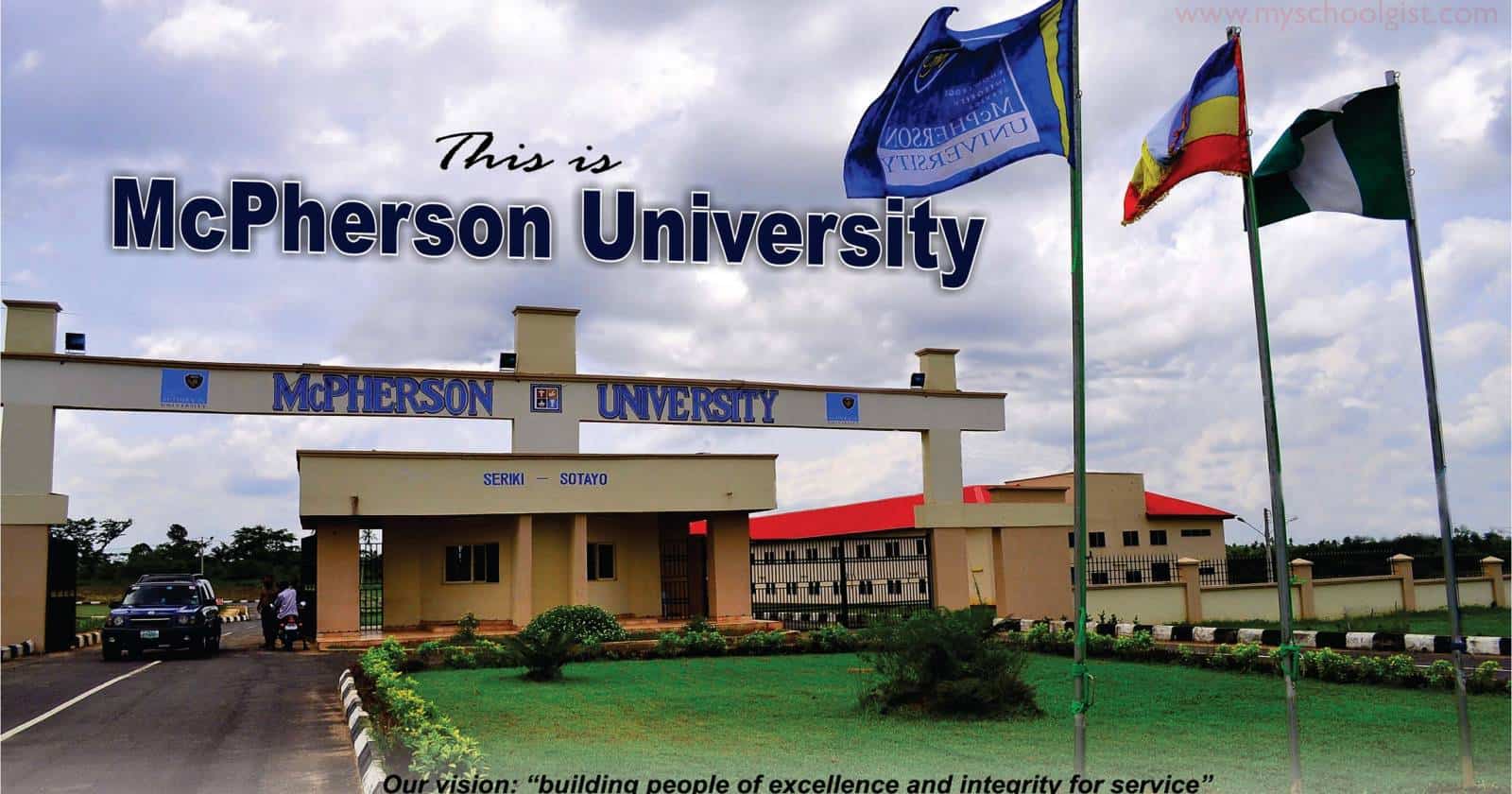 McPherson University (MCU) Post UTME / DE Form