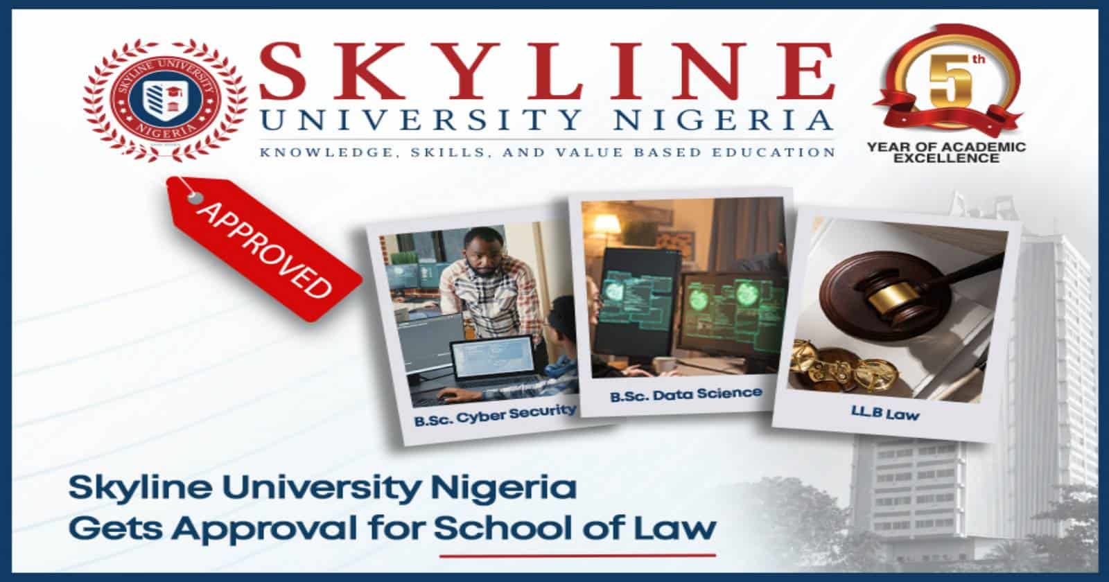 Skyline University Gets Approval for School of Law