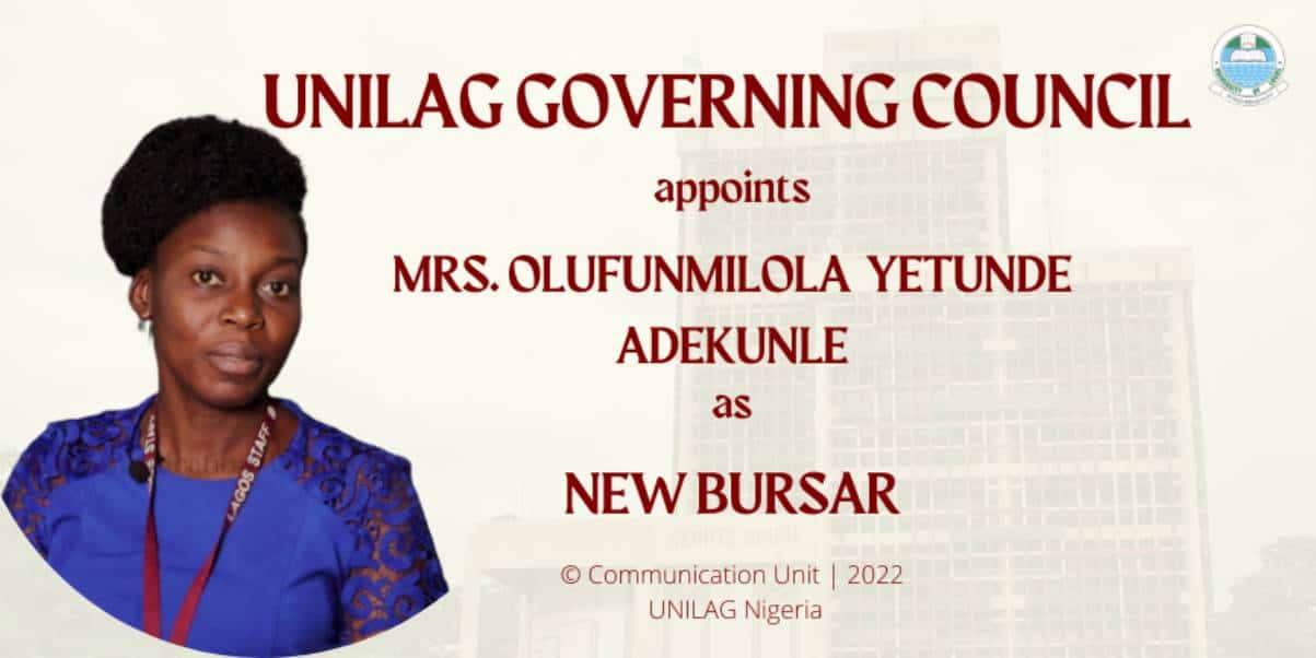 University of Lagos (UNILAG) Bursar - Mrs Adekunle