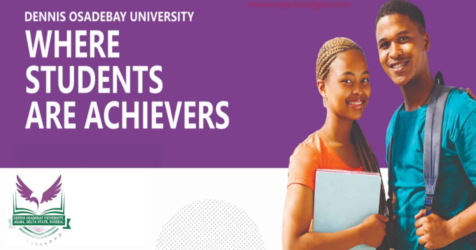 Dennis Osadebay University DOU Admission List 2022 2023