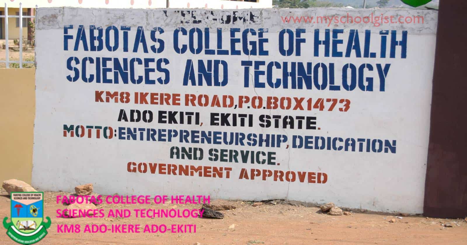 FABOTAS College of Health Science and Technology Admission Form