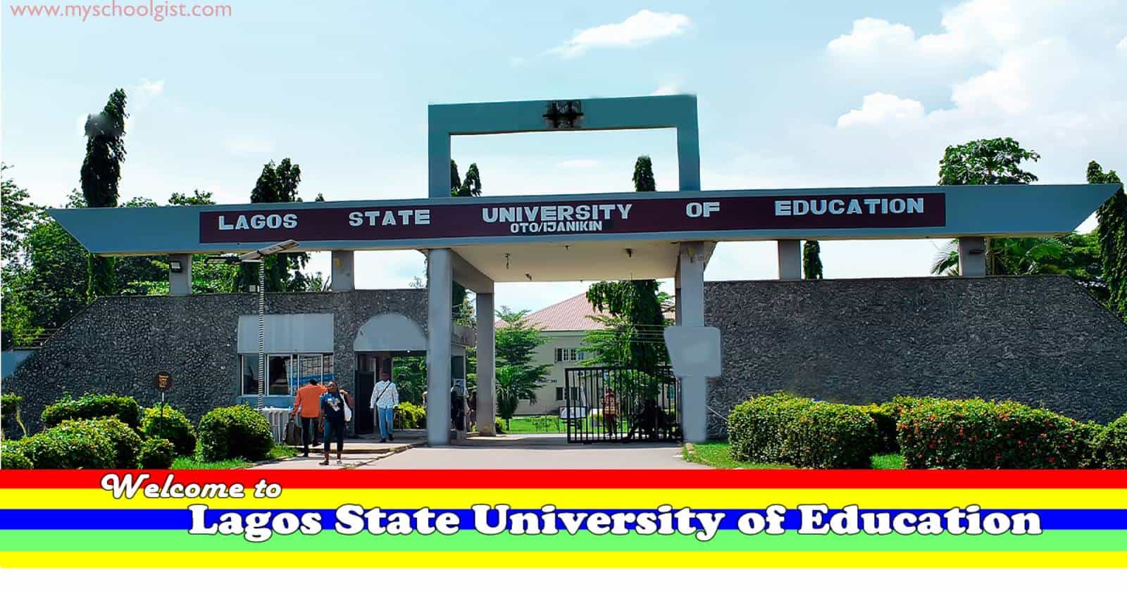 Admissions List for Lagos State University of Education (LASUED)