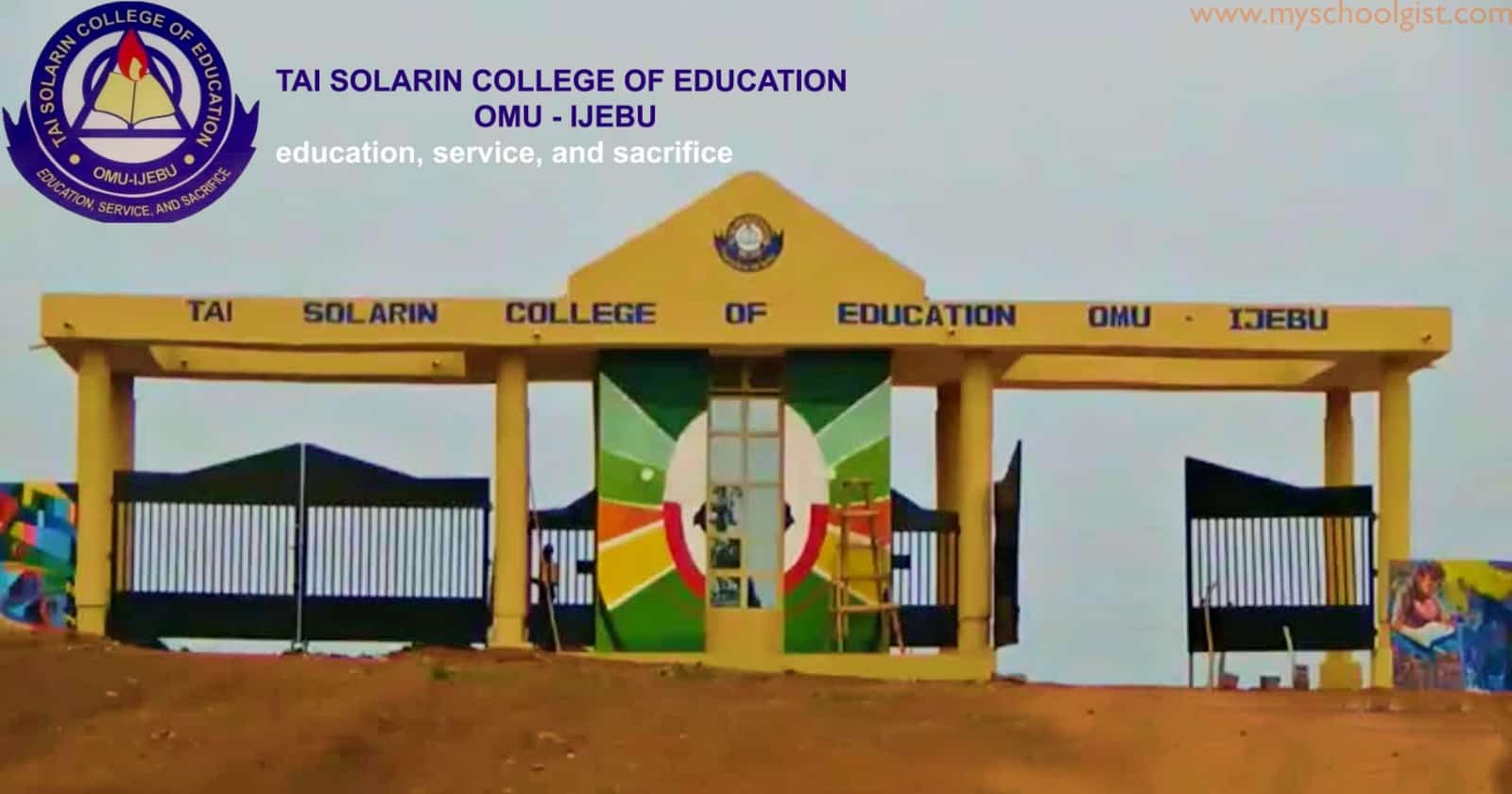 Tai Solarin College of Education (OOU Degree Affiliation) Admission List