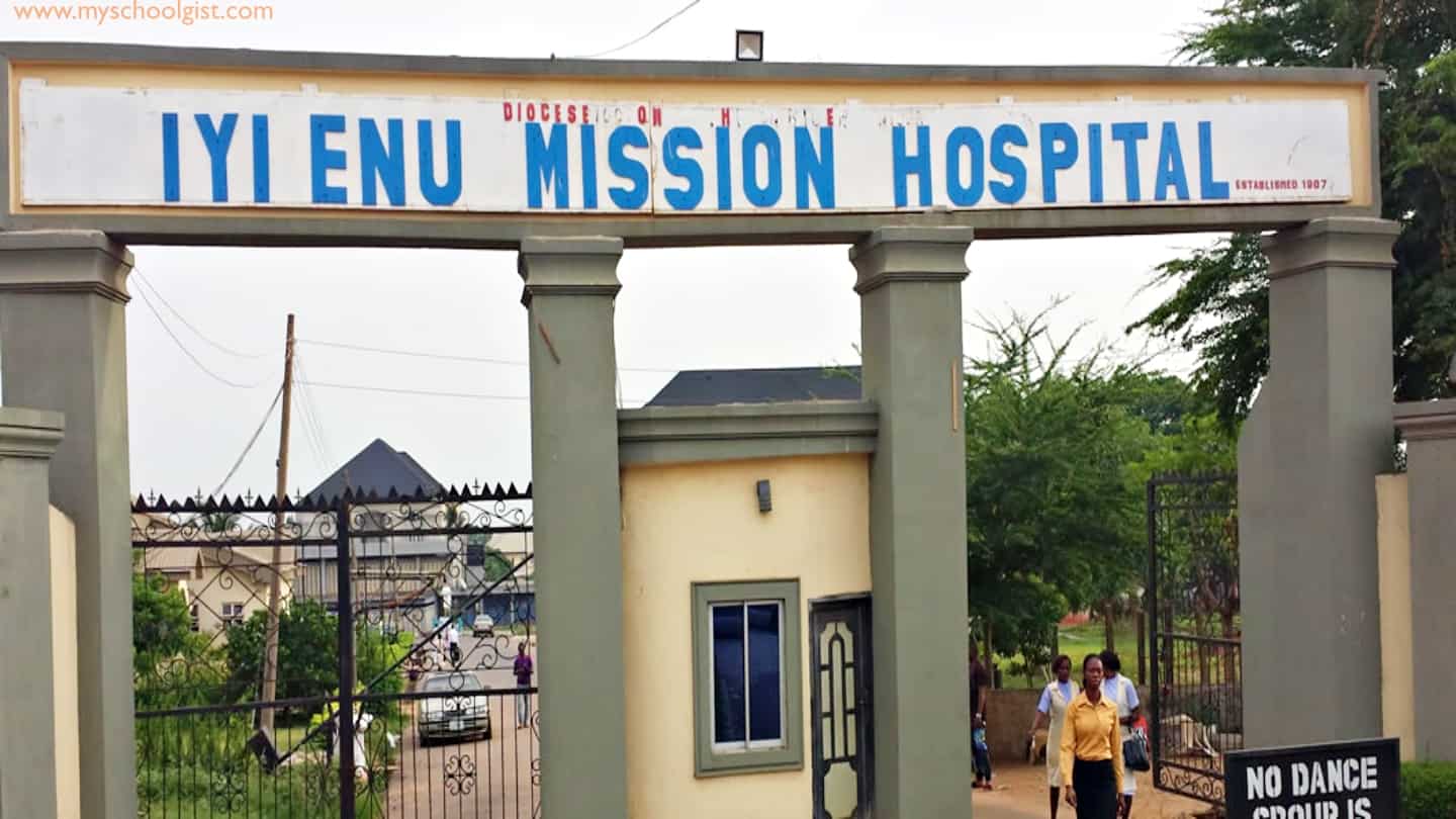 Iyi-Enu Mission Hospital School of Nursing Admission Form